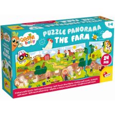 Образователна игра Lisciani Puzzle Panorama the farm