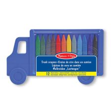 Пастели камион 12 бр. Melissa and Doug 14159