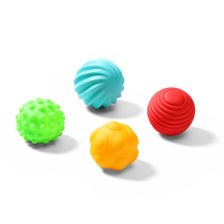 Комплект сензорни играчки за бебе BabyOno Have Fun, 4 бр., 1529
