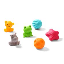 Комплект сензорни играчки за бебе BabyOno Have Fun, 6 бр., 1530