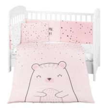 Бебешки спален комплект Kikka Boo Bear with me 6 части 70/140