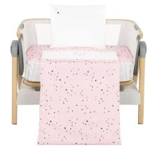 Бебешки спален комплект за мини-кошара 5 части Bear with me