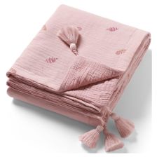 Одеяло BabyОno Муселинено 75x100 cм, розово 1566/01