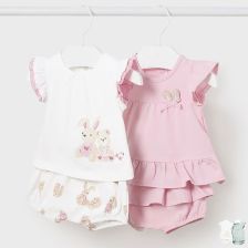 Бебешки комплект Mayoral блузка и панталонки, 1611