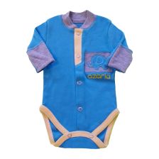 Боди дълъг ръкав AZARIA 171189 Размери 50-74 cm