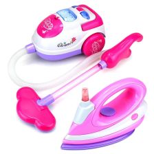 Комплект Raya Toys Детска прахосмукачка и ютия LS8237