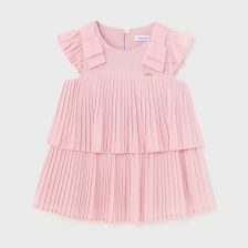 Официална детска рокля Mayoral, плисирана с панделки, 1911