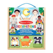 Дървена магнитна игра Професии Melissa and Doug 19309