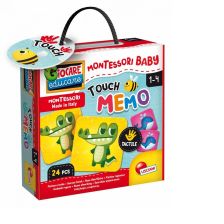 Карти мемо Lisciani Монтесори BABY TOUCH MEMO Животни 24 ч.