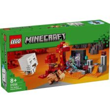 Конструктор LEGO Minecraft Засада до портала към Ада, 21255
