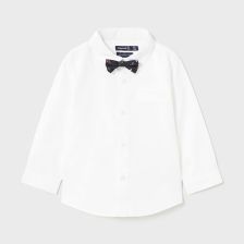 Бебешка риза Mayoral с дълъг ръкав и папийонка, 2177
