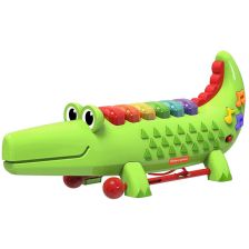 Детска играчка ксилофон Fisher Price, Крокодилче, 22282