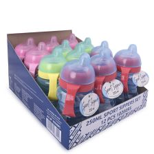 Сет 12 спортни бутилки Lorelli 250 ml