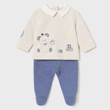 Бебешки комплект Mayoral блузка с ританки, 2510