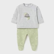Бебешки комплект Mayoral Better Cotton Tea блузка с ританки, 2511