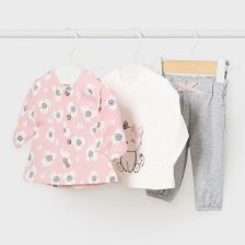 Бебешки комплект Mayoral блузка, панталонки и горнище, 2668