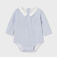 Бебешко боди Mayoral с дълъг ръкав и яка, 2758