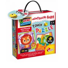 Пъзел Lisciani Монтесори BABY TOUCH Puzzle Животни 24 ч.