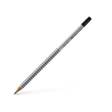Молив  Faber-Castell Grip 2001 чернографитен + гума