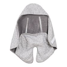 Бебешкото одеяло Roba Miffy за столче за кола, бебешка количка, с крачета