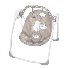 Бебешка люлка Kikka Boo Felice Grey Bear