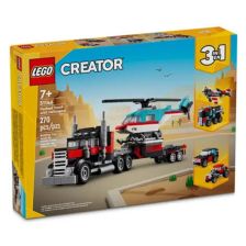 Конструктор LEGO Creator Камион с платформа и хеликоптер, 31146