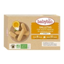 Био бисквити Babybio - Портокал 120гр. 8м.+