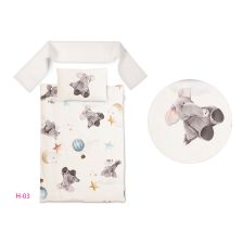 Спален комплект Baby Matex 3 части Happy с обиколник 0286