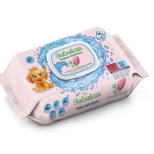 Бебешки мокри кърпи Bebelan Смрадлика и Лайка, 80 бр.