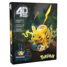 3D пъзел Spin Master 4D Build Pokеmon Pikachu, 201 ч.