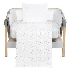 Спален комплект Kikka Boo за мини-кошара, 5 части