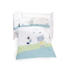 Бебешки спален комплект Kikka Boo Cat Lovely Day, 6 части, 70/140