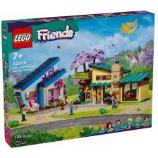Кoнструктор LEGO Friends Семейните къщи на Оли и Пейсли, 42620