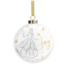 Луксозна керамична коледна топка Widdop Bingham Disney Princess Belle
