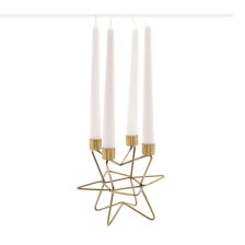 Свещник от медицинска стомана Widdop Bingham Celestial Gold Star