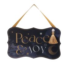 Дървена висяща декорация Widdop Bingham Peace and Joy