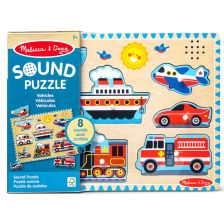 Пъзел със звуци Melissa and Doug Превозни средства, 50206