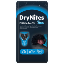Пелени гащички HUGGIES DryNites Pyjama Pants 8-15 години 9бр. момче