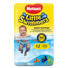 Бански гащички HUGGIES Little Swimmers 2/3 3-8кг 12 бр.