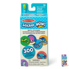 Стик за презареждане на стикери Melissa and Doug WOW!® 300+ стикера