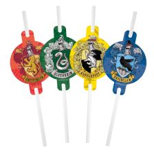 Хартиени сламки Procos HARRY POTTER 4 бр. 22см.