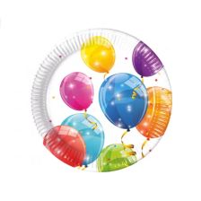 Хартиени чинииProcos SPARKLING BALLOONS 8 бр. 20cm