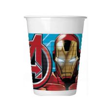 Пластмасови чаши за рожден ден Procos MIGHTY AVENGERS 8 бр. 200 ml