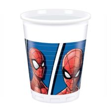 Пластмасови чаши за рожден ден Procos SPIDERMAN TEAM 8 бр. 200 ml