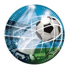 Хартиени чинийки Procos SOCCER FANS 8 бр. 23 см