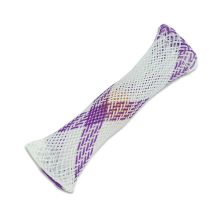 Fidget-антистрес играчка Marble and Mesh топче в мрежа бяло-лилаво