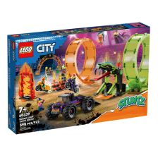 Конструктор LEGO City Stunt show double loop Арена за каскади с два лупинга 60339