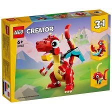 Конструктор LEGO Creator Червен дракон, 31145