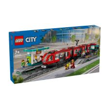 Конструктор LEGO City Трамвай и гара в центъра на града 60423