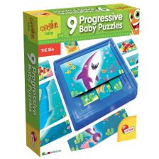 Прогресивни бебешки пъзели Lisciani Carotina Baby Море х9